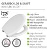 WC-Sitz 'Gubbio' mit Absenkautomatik weiß Duroplast