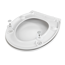 WC-Sitz 'Gubbio' Duroplast weiß, Absenkautomatik 44,5 x 37 cm