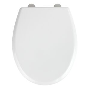 WC-Sitz 'Gubbio' Duroplast weiß, Absenkautomatik 44,5 x 37 cm