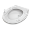 Verkleinertes Bild von WC-Sitz 'Gubbio' Duroplast weiß, Absenkautomatik 44,5 x 37 cm