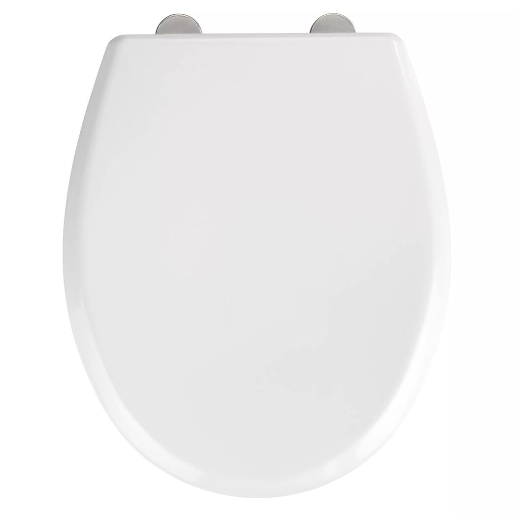 WC-Sitz 'Gubbio' mit Absenkautomatik weiß Duroplast