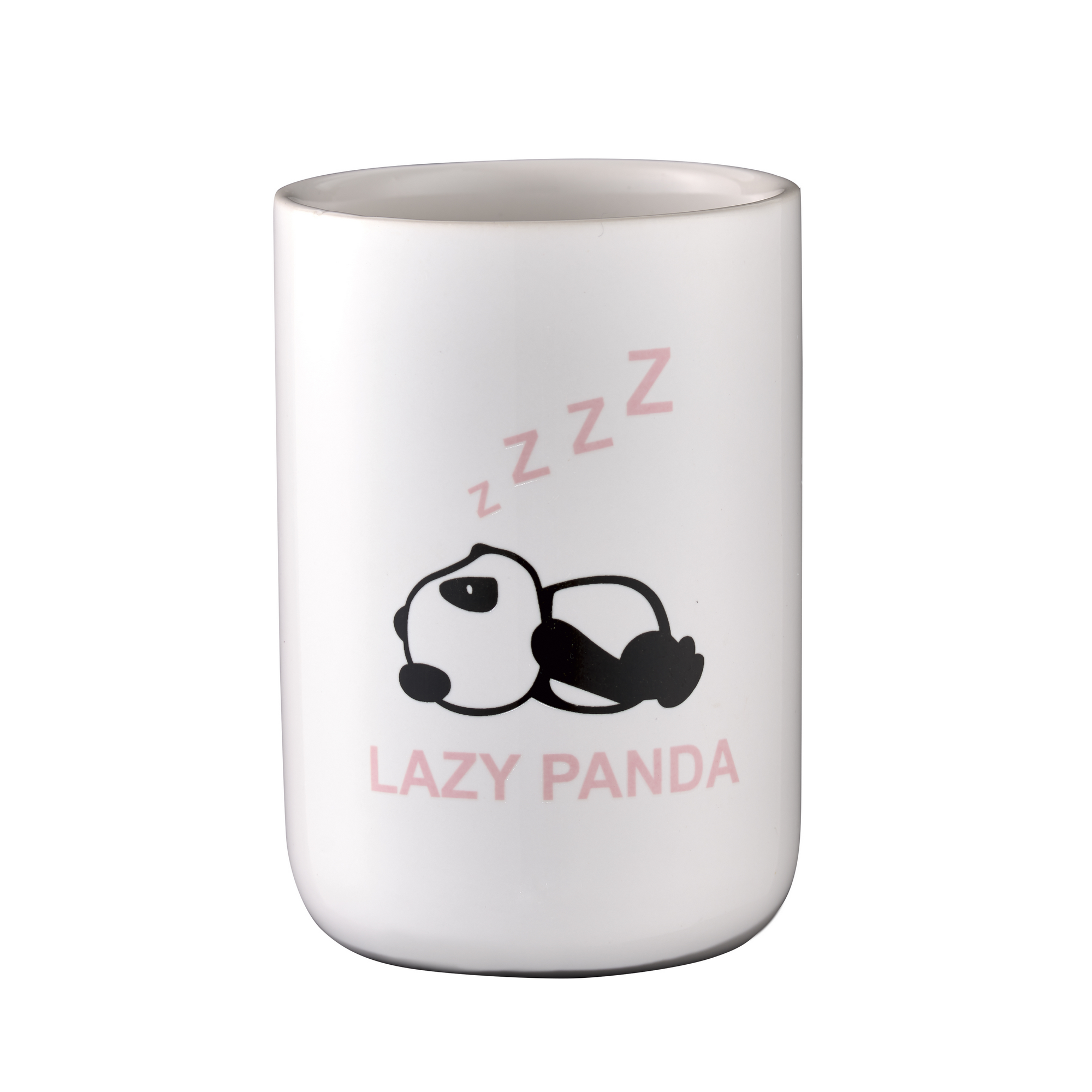 Zahnputzbecher 'Panda' Keramik schwarz-weiss  Ø 7 x 10 cm + product picture