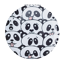 Verkleinertes Bild von Beauty-Set 'Panda' schwarz-weiss 7,5 x 19,5 x 2,1 cm