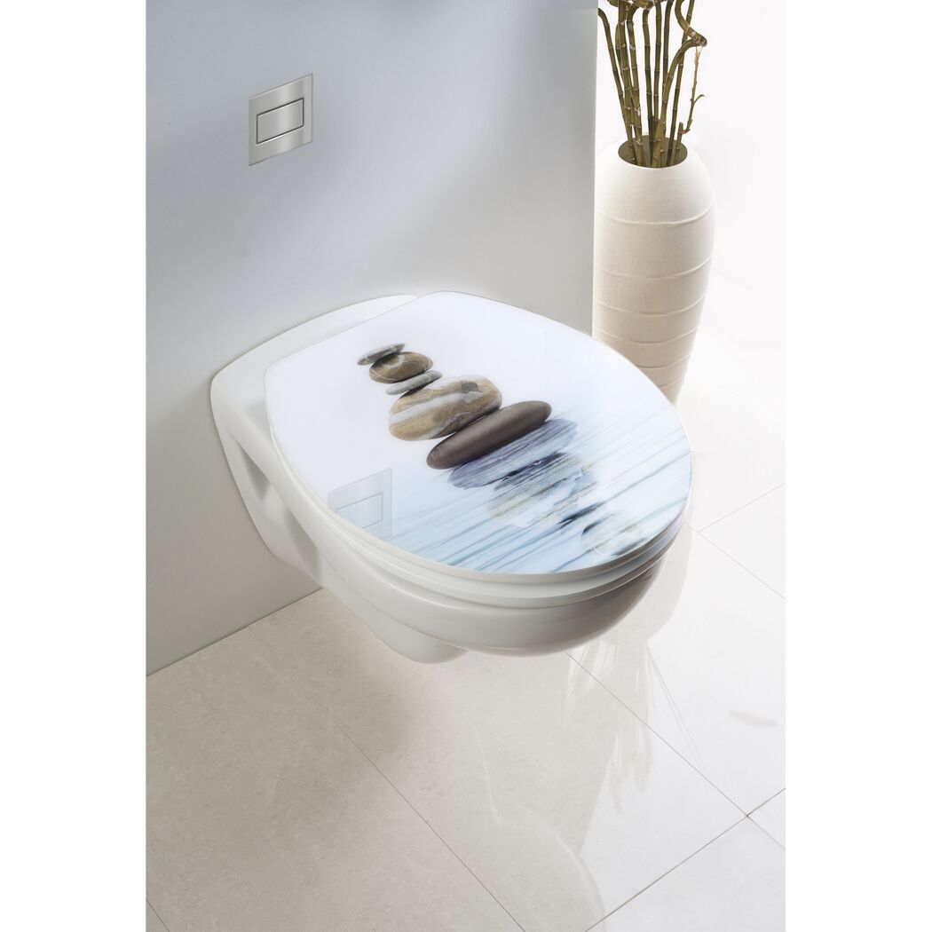 WC-Sitz 'Meditation' mit Absenkautomatik Duroplast