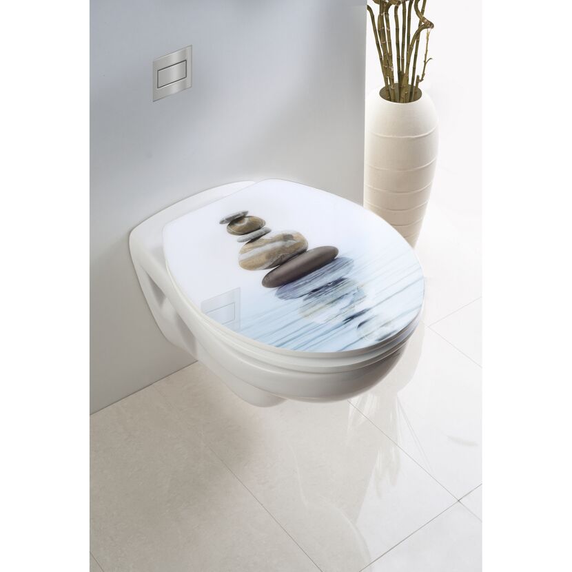 WC-Sitz 'Meditation' mit Absenkautomatik Duroplast