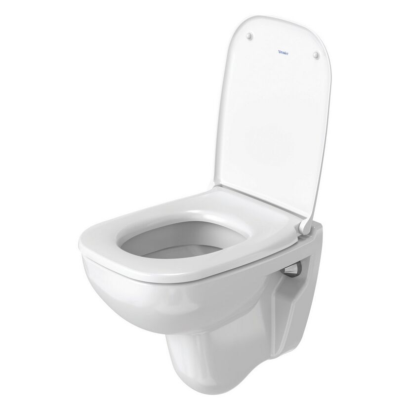 WC-Sitz 'D-Code' mit Absenkautomatik weiß Kunststoff