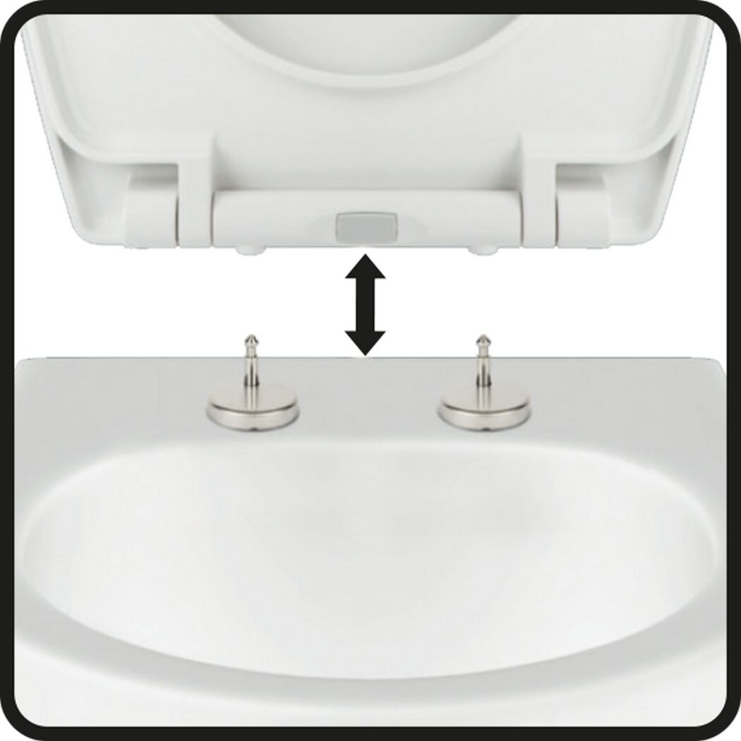 WC-Sitz Monaco mit Absenkautomatik