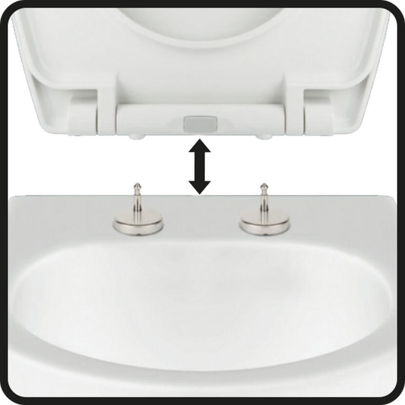 WC-Sitz Monaco mit Absenkautomatik