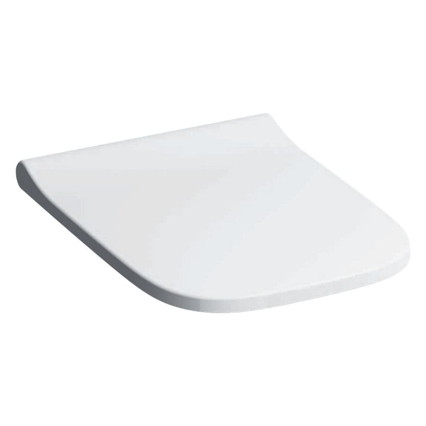 WC-Sitz 'Smyle Square' mit Absenkautomatik weiß Duroplast