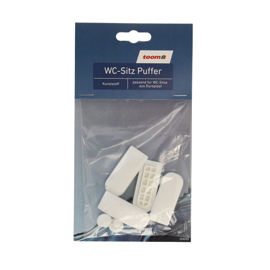 WC-Sitz Puffer aus Kunststoff
