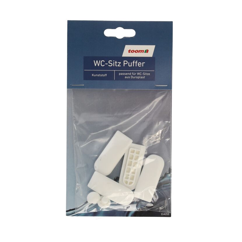WC-Sitz Puffer aus Kunststoff