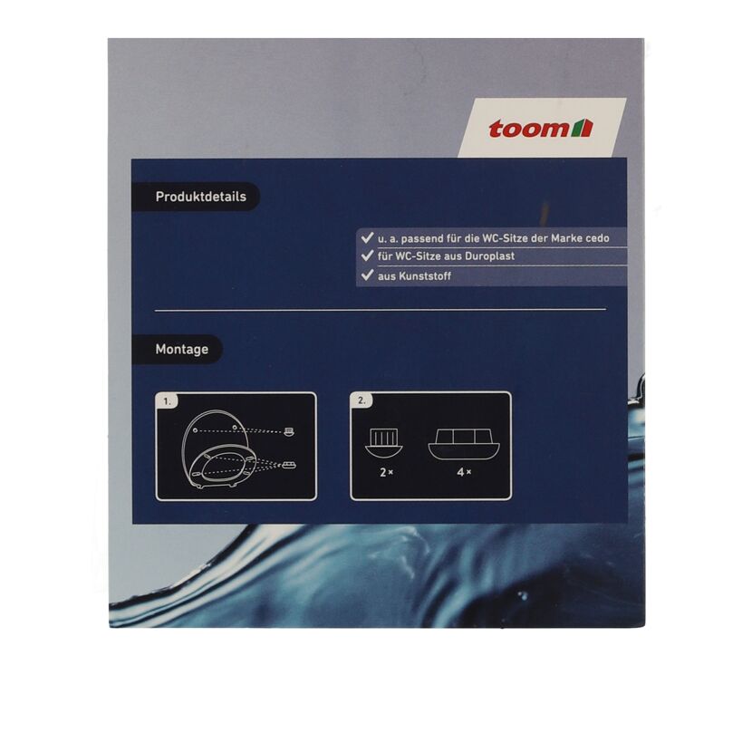 Montageanleitung für Toom WC-Sitz Puffer