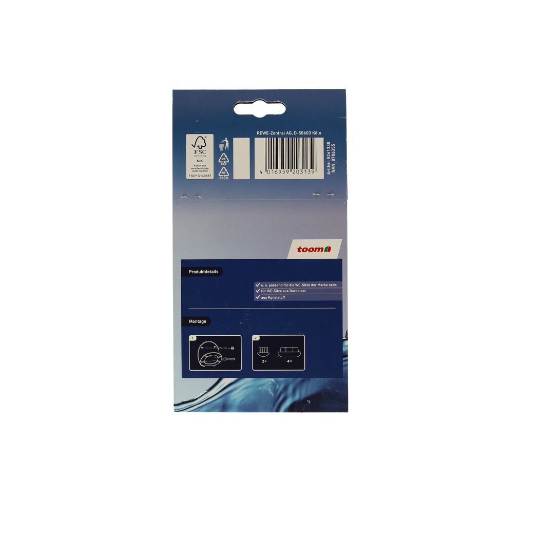 toom WC-Sitz Puffer Ersatzset