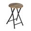 Klappbarer Badhocker Forio mit Holzsitz