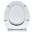 WC-Sitz 'Click&Clean' mit Absenkautomatik weiß Duroplast