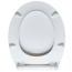 WC-Sitz 'Click&Clean' mit Absenkautomatik weiß Duroplast