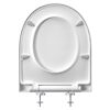 WC-Sitz 'Click&Clean' mit Absenkautomatik weiß Duroplast