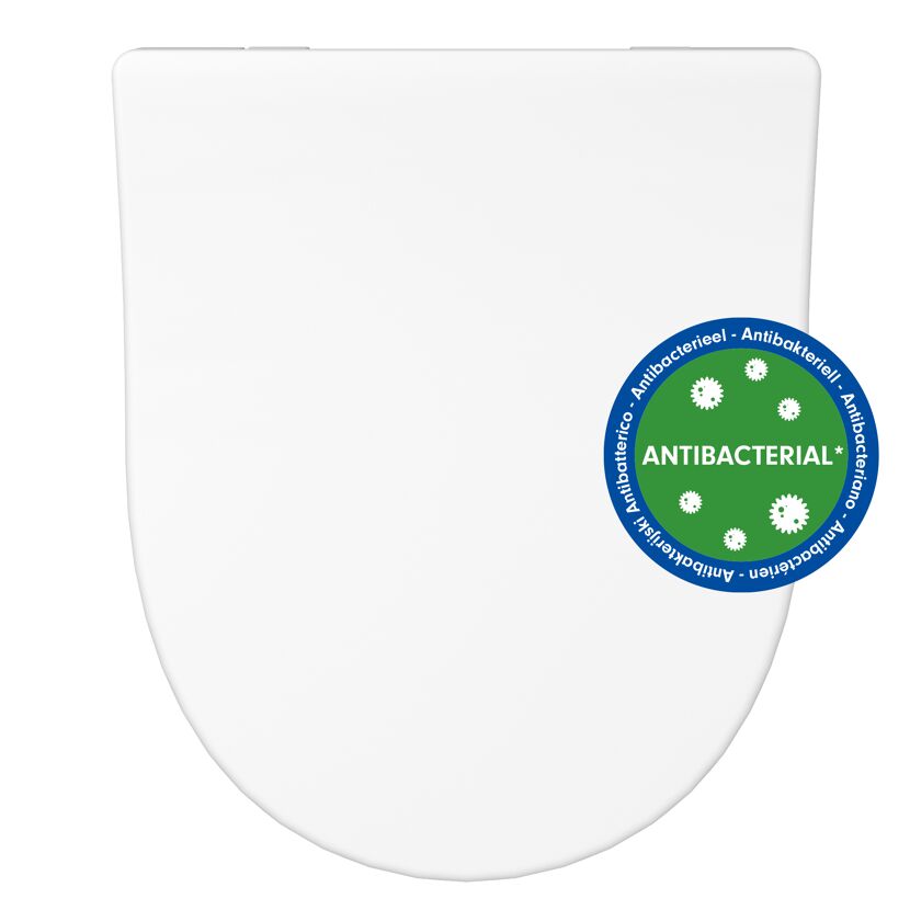 WC-Sitz 'Click&Clean' mit Absenkautomatik weiß Duroplast