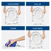 WC-Sitz 'Click&Clean' mit Absenkautomatik weiß Duroplast