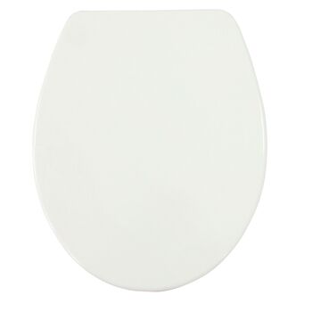 Weißer WC-Sitz