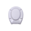 Verkleinertes Bild von WC-Sitz Duroplast matt weiß, mit Absekautomatik
