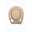 Verkleinertes Bild von WC-Sitz Duroplast matt bahamabeige, mit Absekautomatik