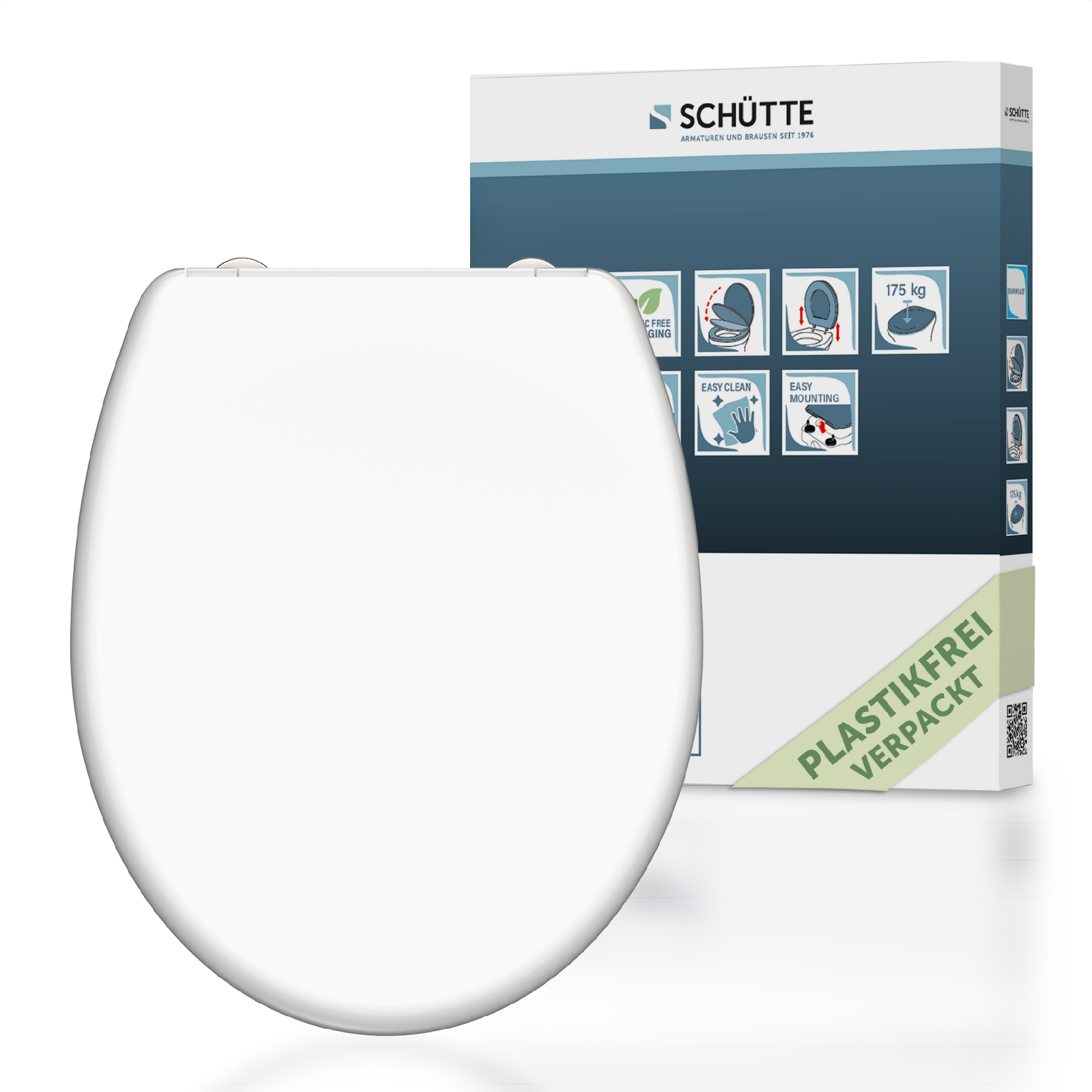 WC-Sitz 'WHITE' mit Absenkautomatik