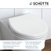 WC-Sitz 'WHITE' mit Absenkautomatik weiß Duroplast