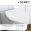 WC-Sitz 'WHITE' mit Absenkautomatik weiß Duroplast