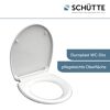 WC-Sitz 'WHITE' mit Absenkautomatik weiß Duroplast