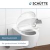 WC-Sitz 'WHITE' mit Absenkautomatik weiß Duroplast