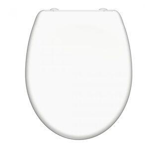 WC-Sitz 'WHITE' mit Absenkautomatik weiß Duroplast