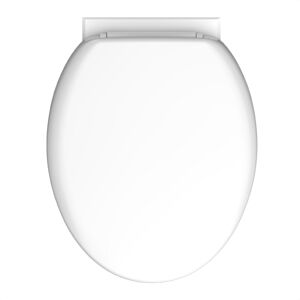 WC-Sitz mit Absenkautomatik weiß 37,7 x 44,5 cm