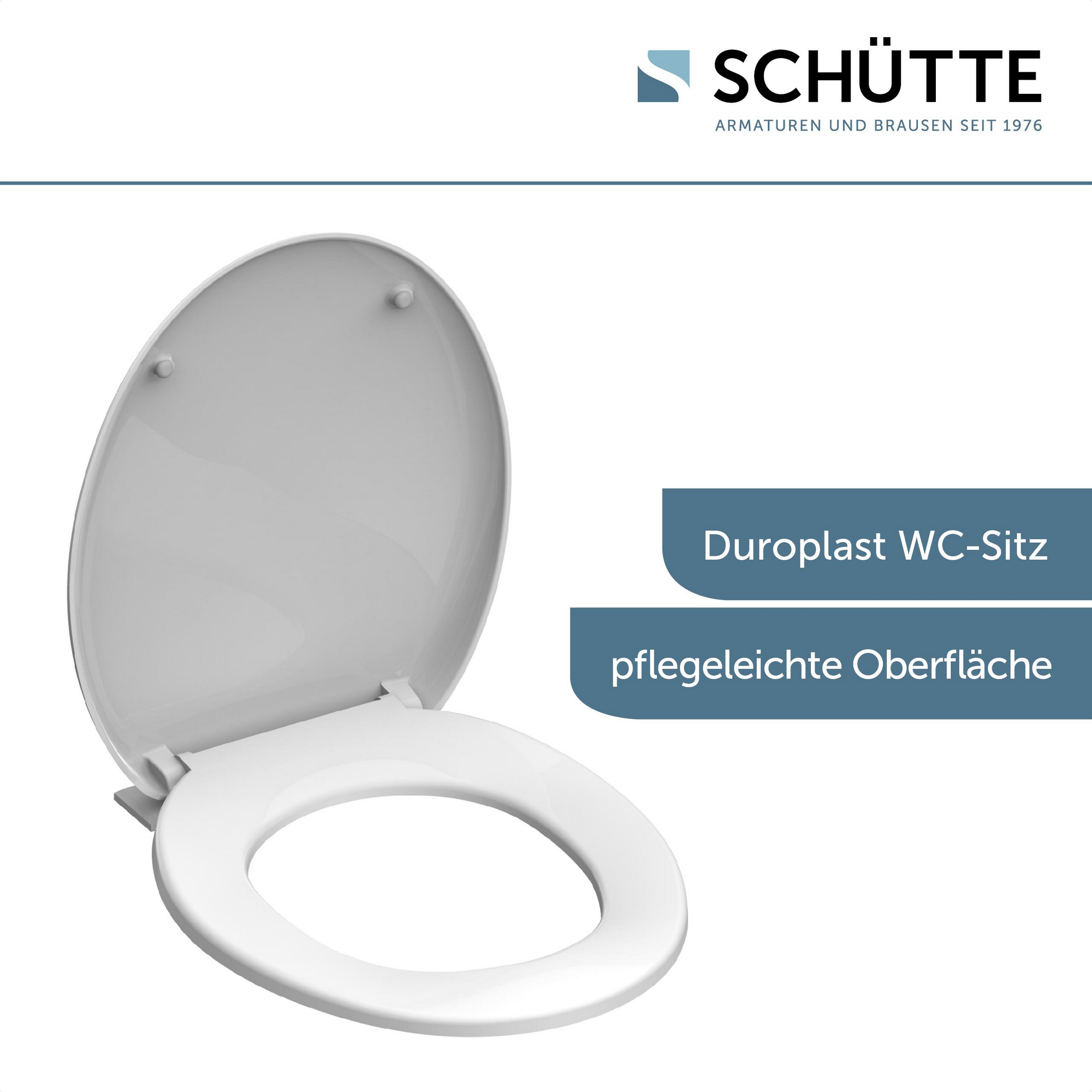 WC-Sitz mit Absenkautomatik weiß 37,7 x 44,5 cm + product picture