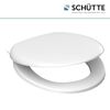 Weißer WC-Sitz von Schütte.