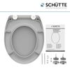WC-Sitz mit Absenkautomatik weiß Duroplast