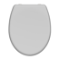 Verkleinertes Bild von WC-Sitz mit Absenkautomatik grau 37,7 x 45 cm