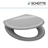 Grauer WC-Sitz