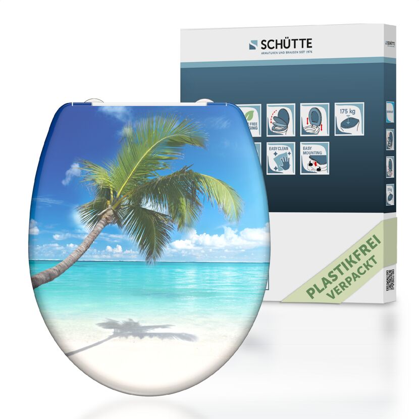 WC-Sitz 'Carribean' mit Absenkautomatik Duroplast