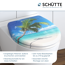 WC-Sitz 'Carribean' mit Absenkautomatik 37,4 x 45,3 cm