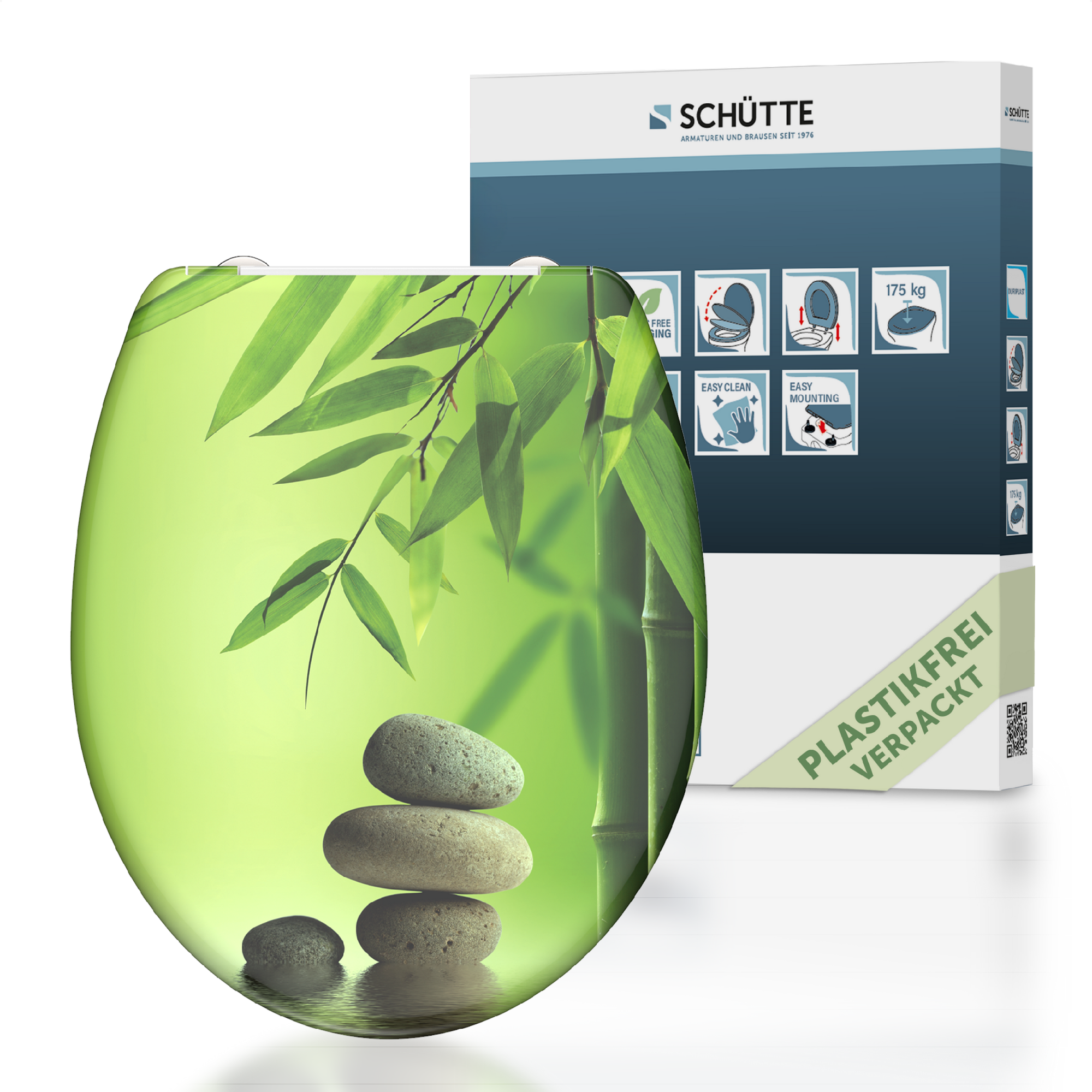 WC-Sitz 'Green Garden' mit Absenkautomatik Duroplast