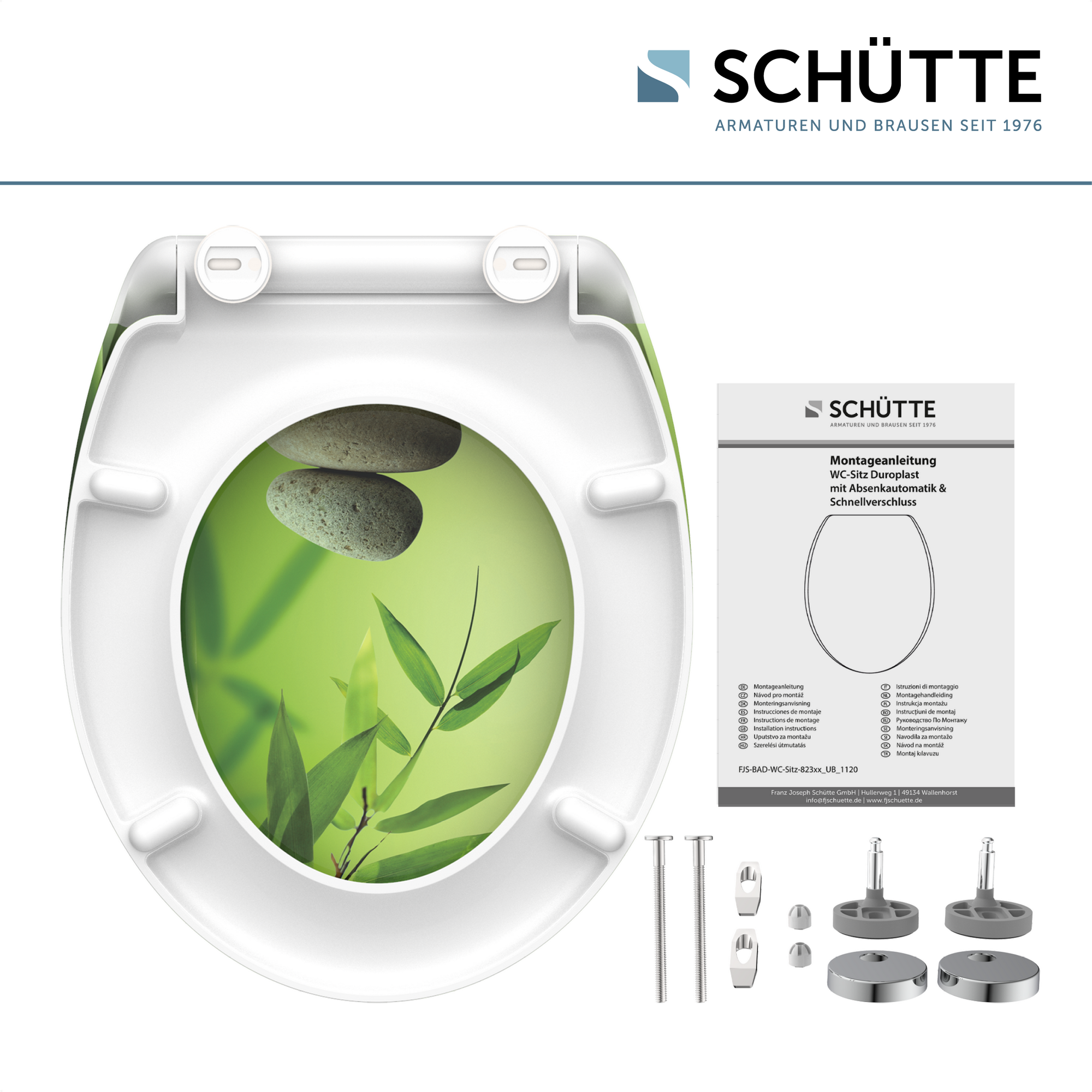WC-Sitz 'Green Garden' mit Absenkautomatik Duroplast