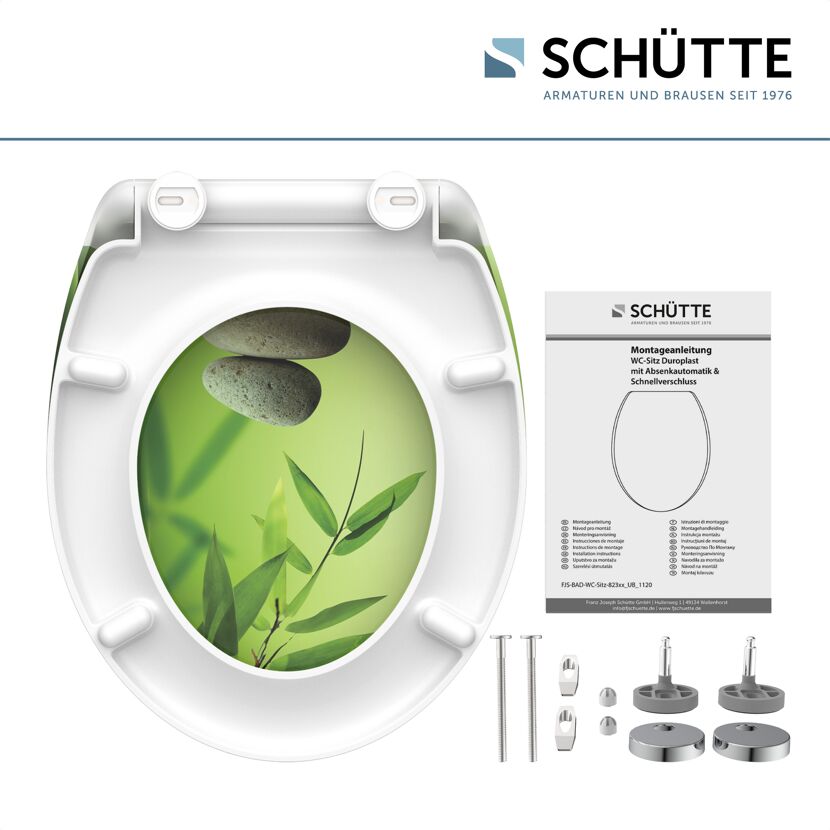 WC-Sitz 'Green Garden' mit Absenkautomatik Duroplast