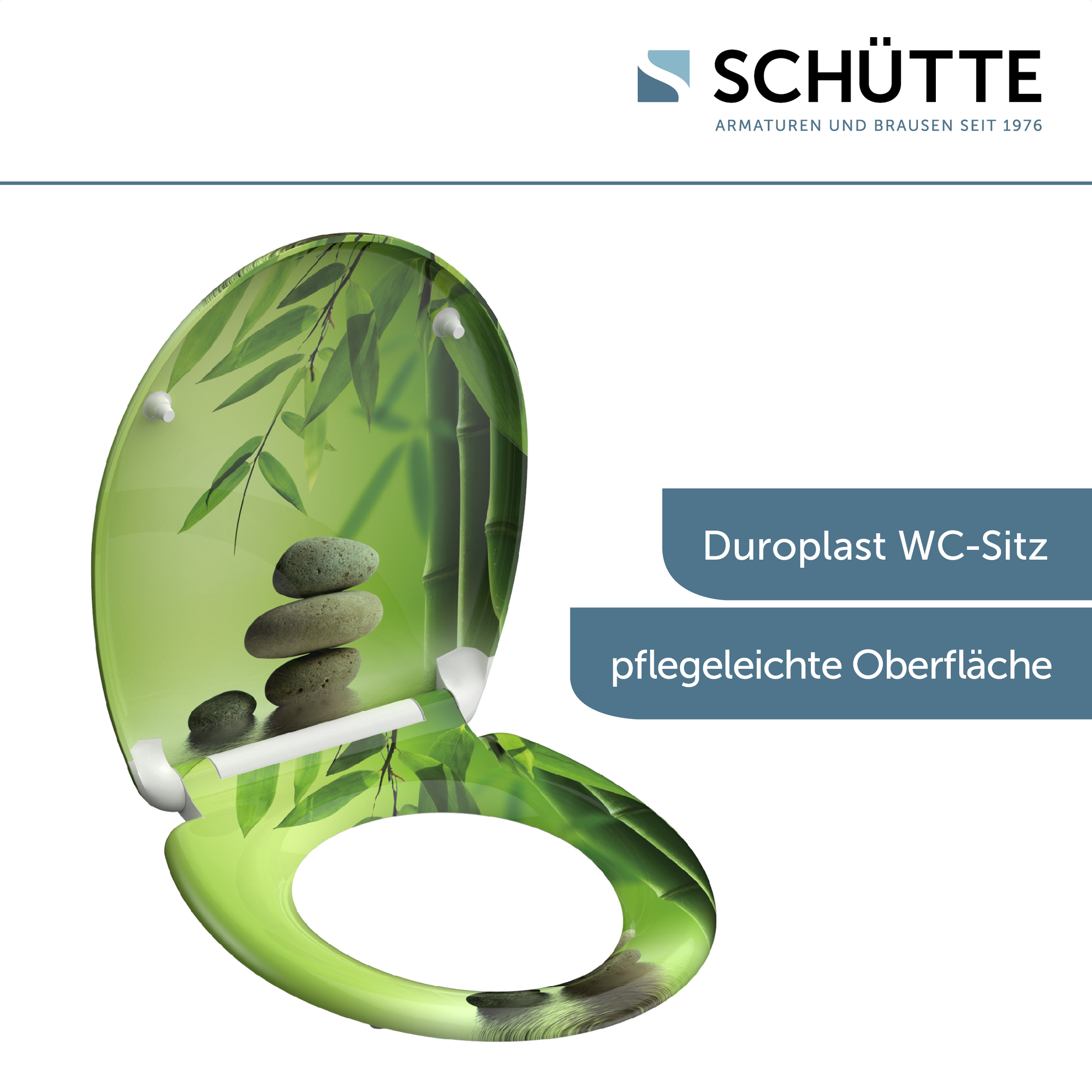 WC-Sitz 'Green Garden' mit Absenkautomatik Duroplast
