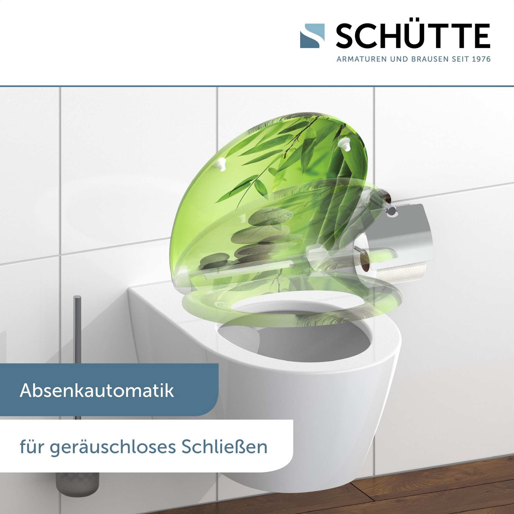 WC-Sitz 'Green Garden' mit Absenkautomatik 37,4 x 45,3 cm + product picture