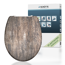 WC-Sitz 'Old Wood' mit Absenkautomatik Duroplast