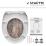 WC-Sitz 'Old Wood' mit Absenkautomatik Duroplast