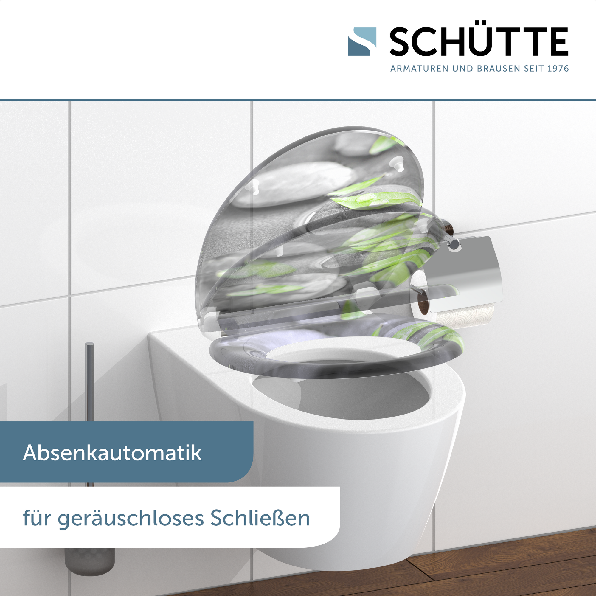 WC-Sitz 'Stone' mit Absenkautomatik Duroplast