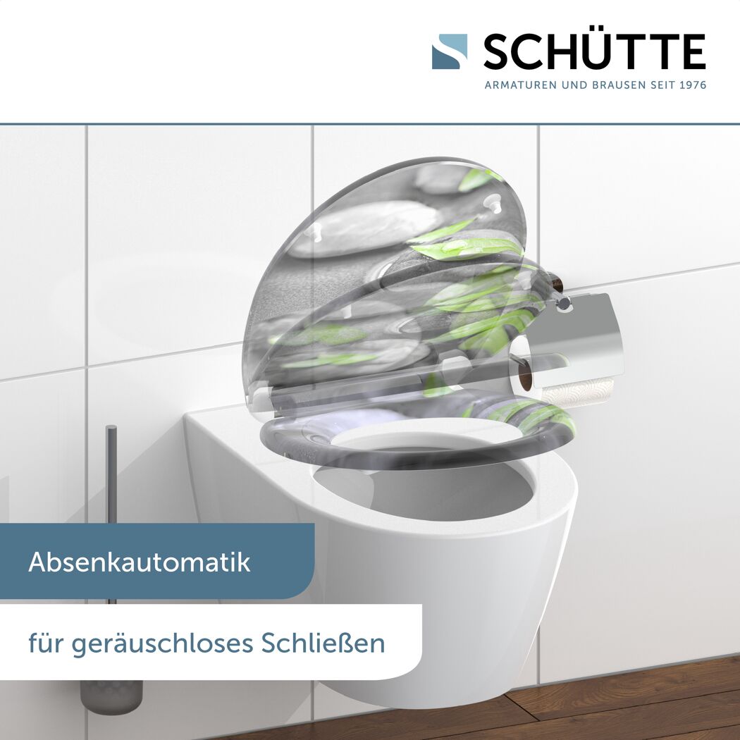 WC-Sitz 'Stone' mit Absenkautomatik Duroplast