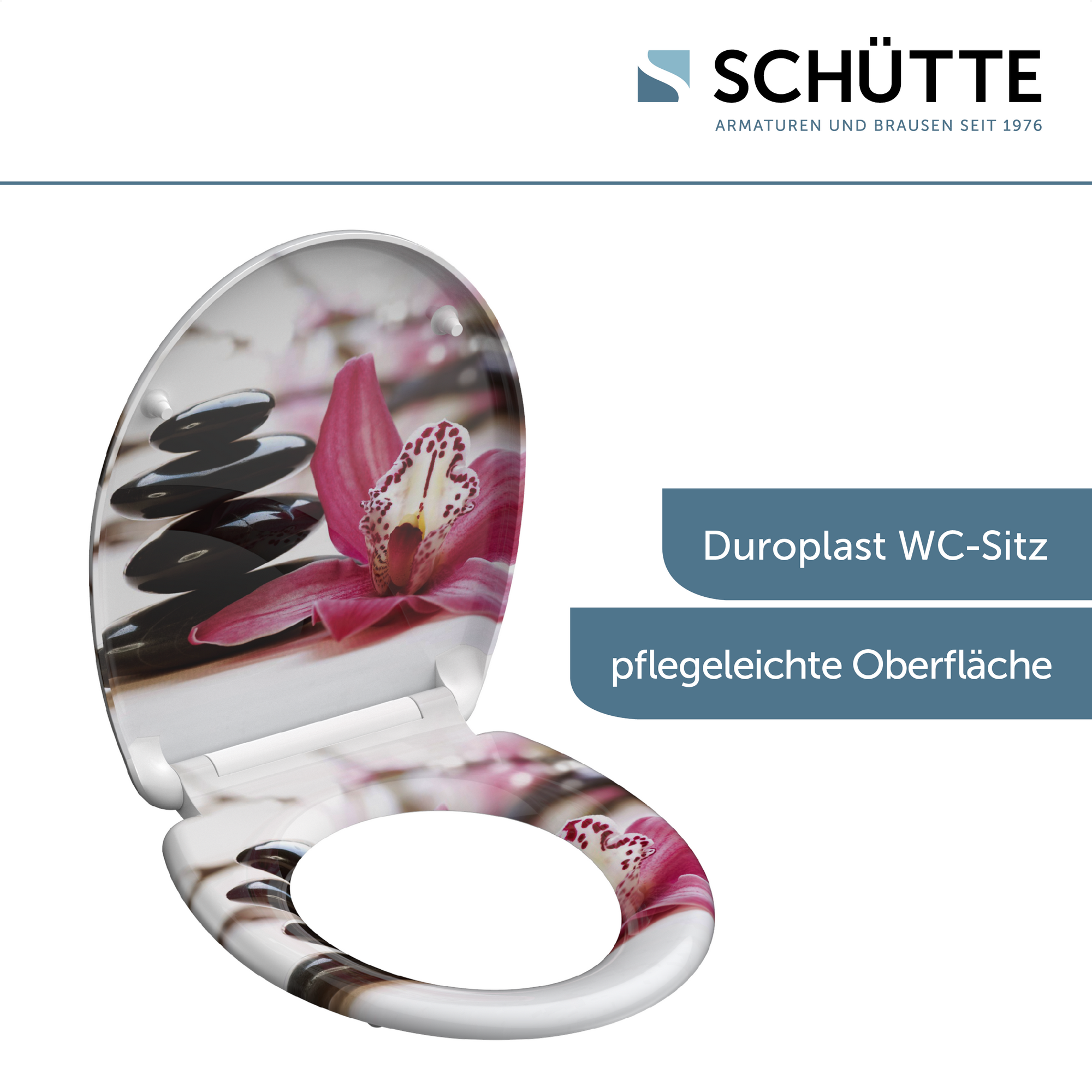 WC-Sitz 'Wellyness' mit Absenkautomatik Duroplast